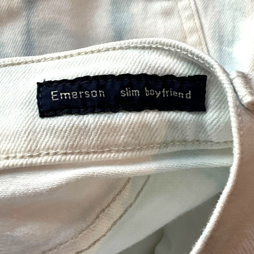 Citizens of Humanity Size 25 Emerson Jeans Slim Boyfriend Light Wash Tie Dye - Picture 8 of 10